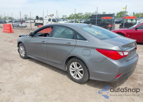 2014 Hyundai Sonata Gls from USA, damaged, VIN 5NPEB4AC6EH860253